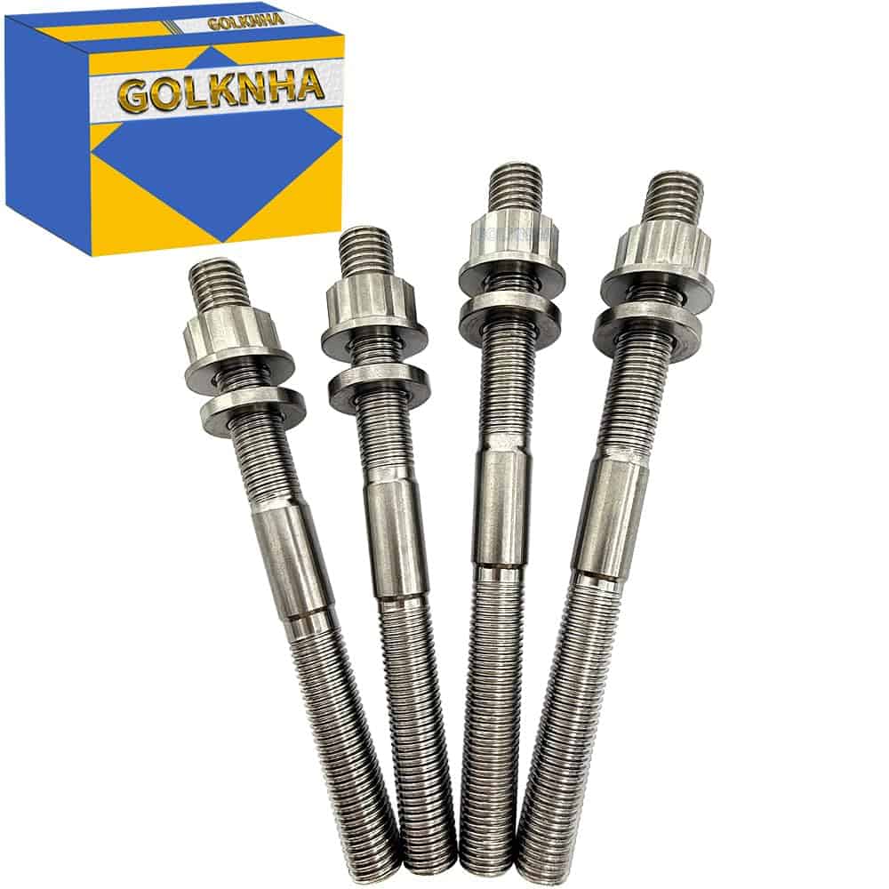 GOLKNHA 400EX Cilindro Pernos de Cárter de Titanio