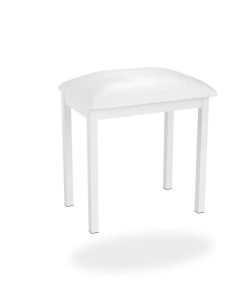 Banqueta de piano HEXANT con asiento de cuero sintético