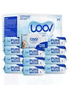 Pañales húmedos naturales para bebé UOOVSAAP Pure Water