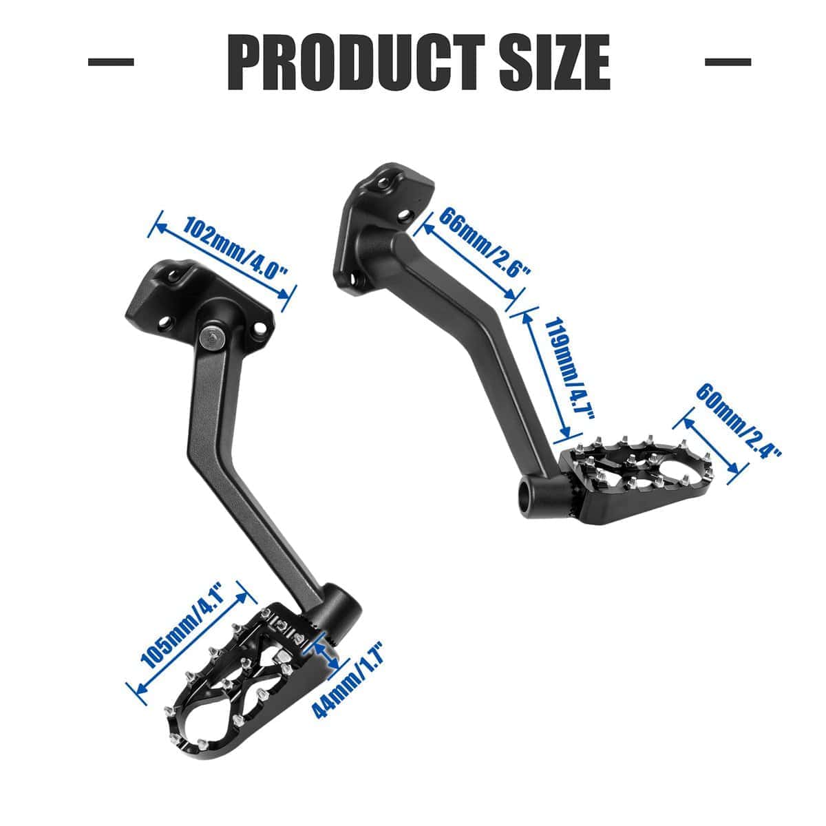 KAMIYONG Pasajero Reposapiés para Ryker Triciclo Pines - Imagen 7