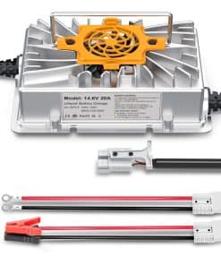 Cargador de Batería LiFePO4 de 14.6V 20A para 12V 20A,