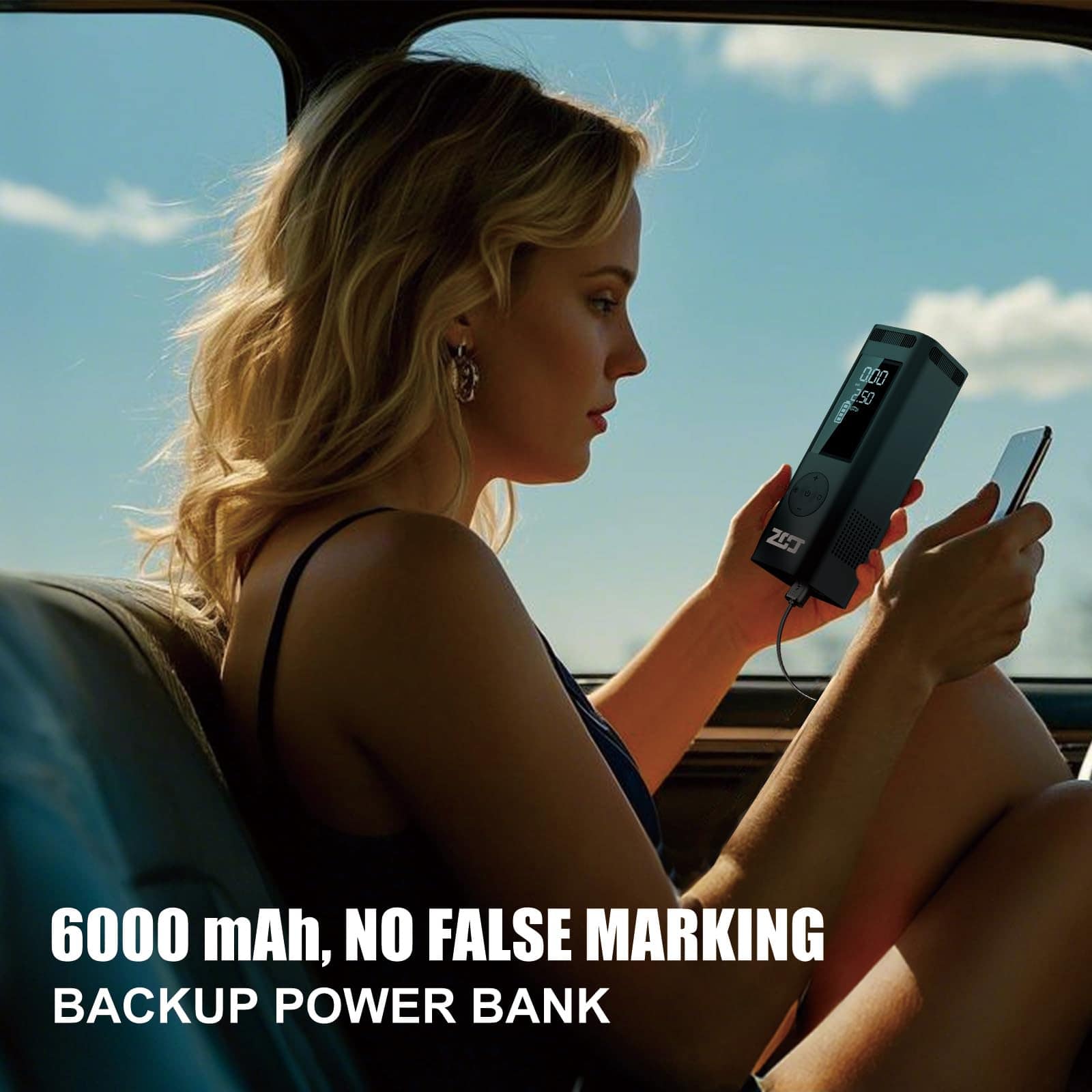 Inflador de Neumáticos Compresor de Aire -a y Balón - Imagen 9