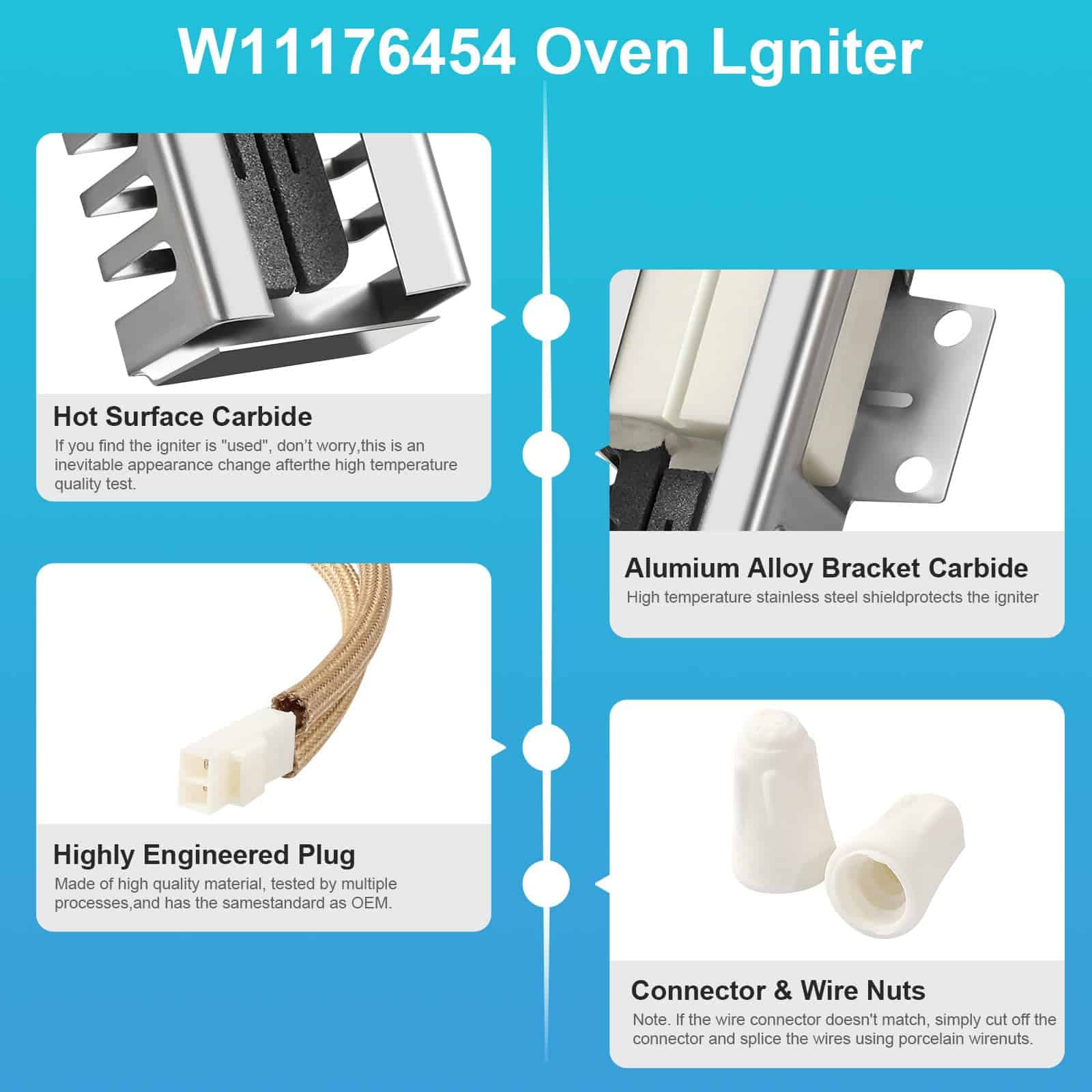 Actualización W11176454 W10914411 Encendedor de horno de - Imagen 4