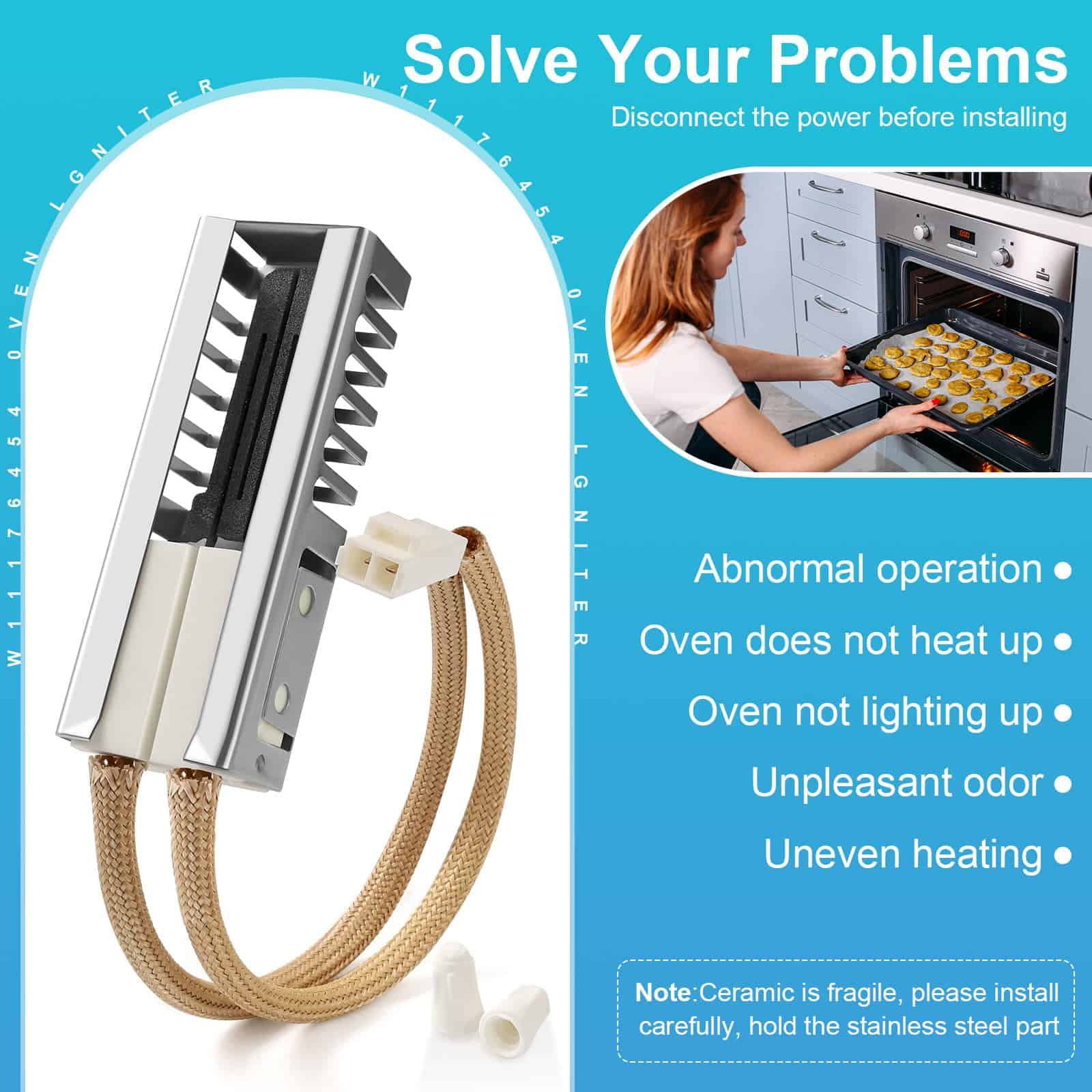 Actualización W11176454 W10914411 Encendedor de horno de - Imagen 5