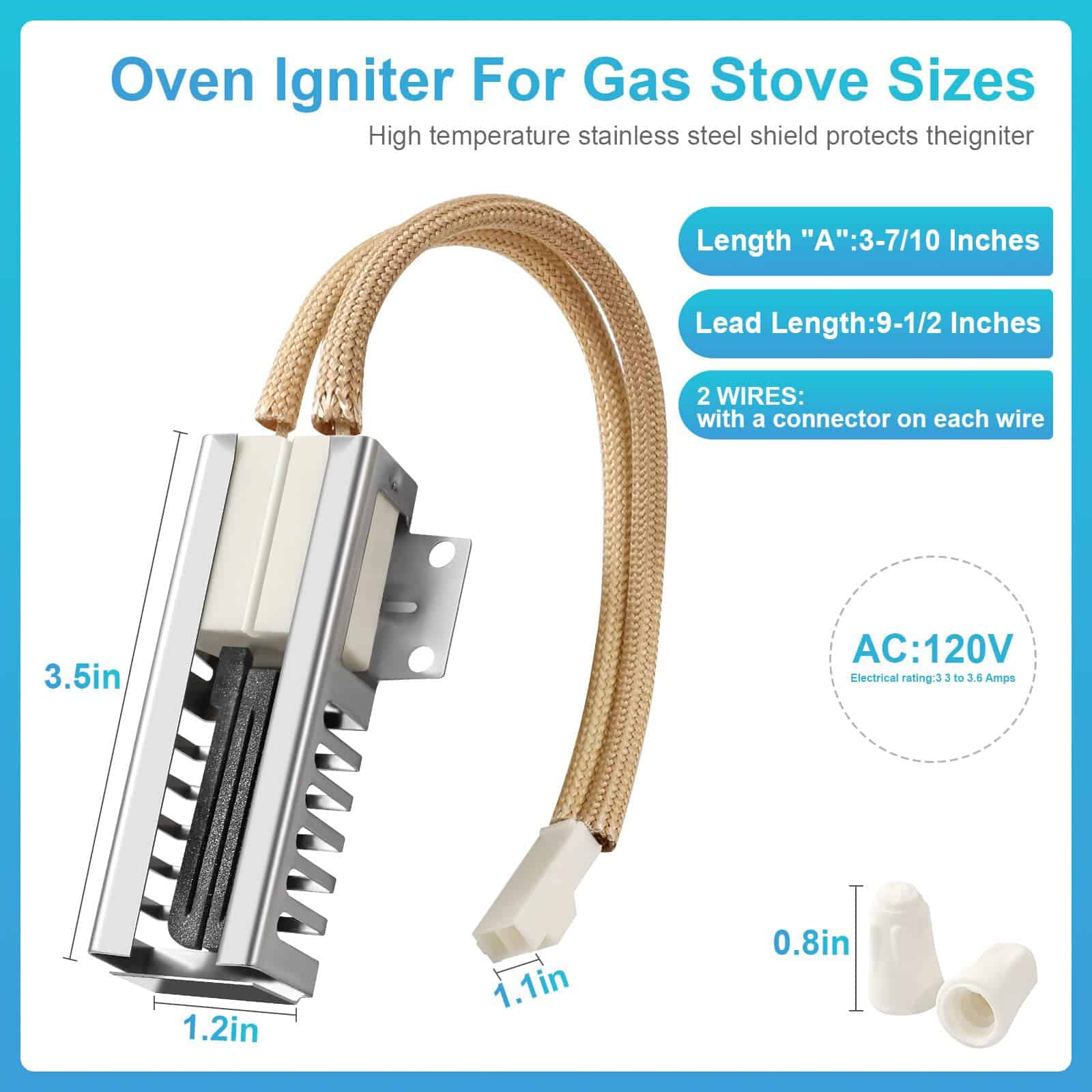 Actualización W11176454 W10914411 Encendedor de horno de - Imagen 3