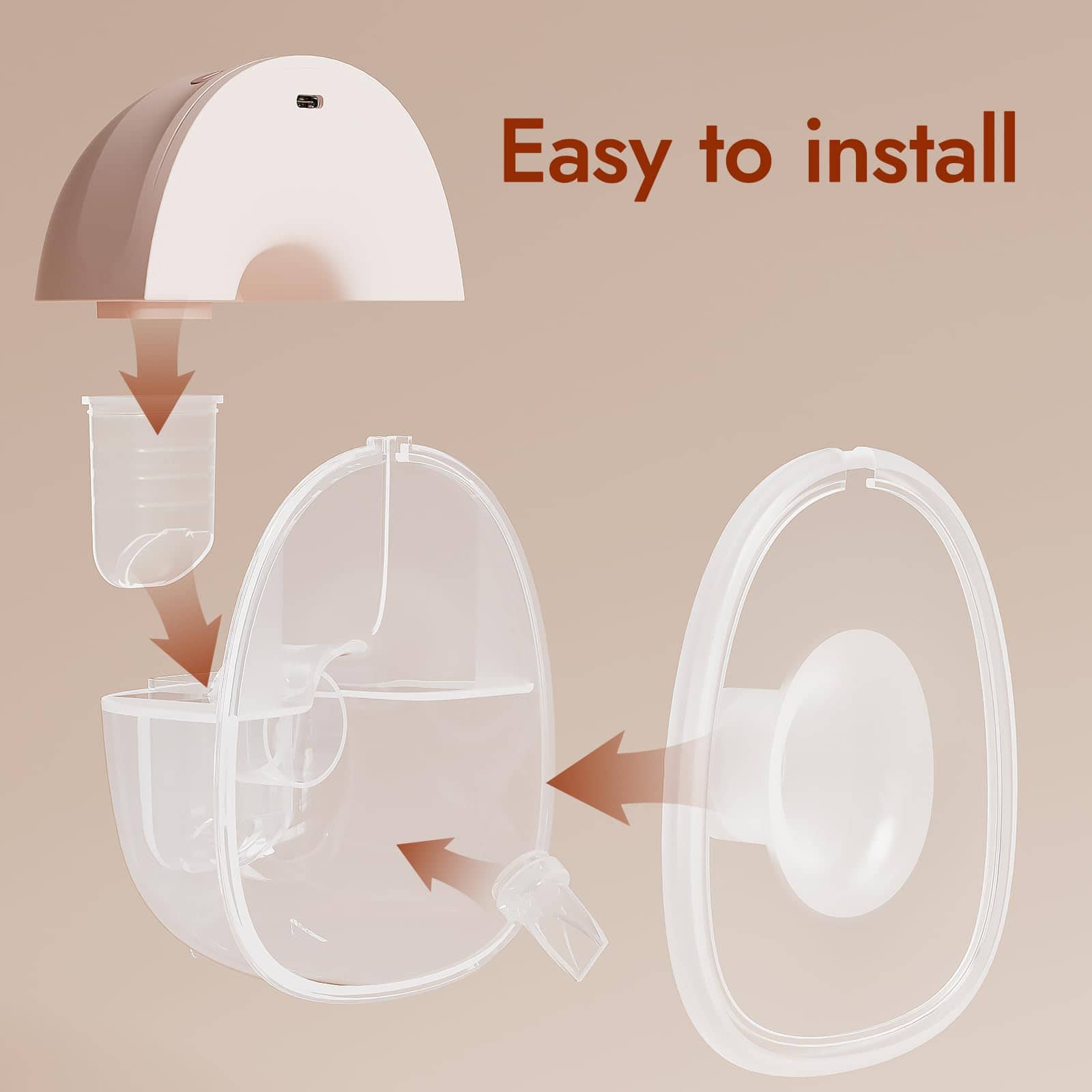 Extractor de Leche Usable NCVI 8111, Extractor de Leche sin - Imagen 8