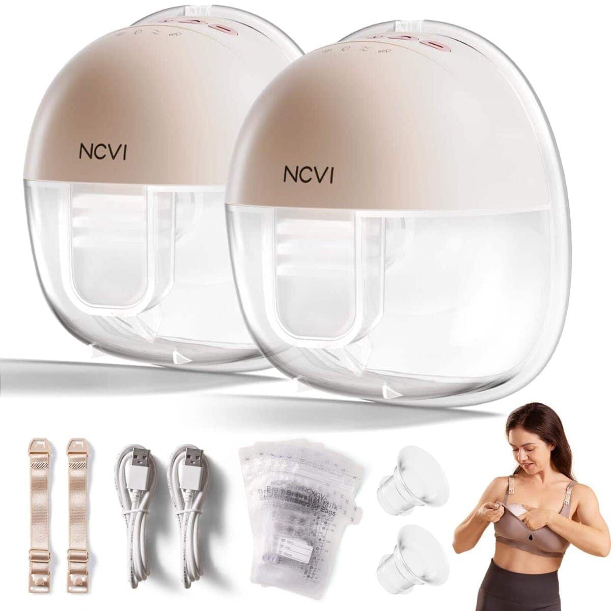 Extractor de Leche Usable NCVI 8111, Extractor de Leche sin