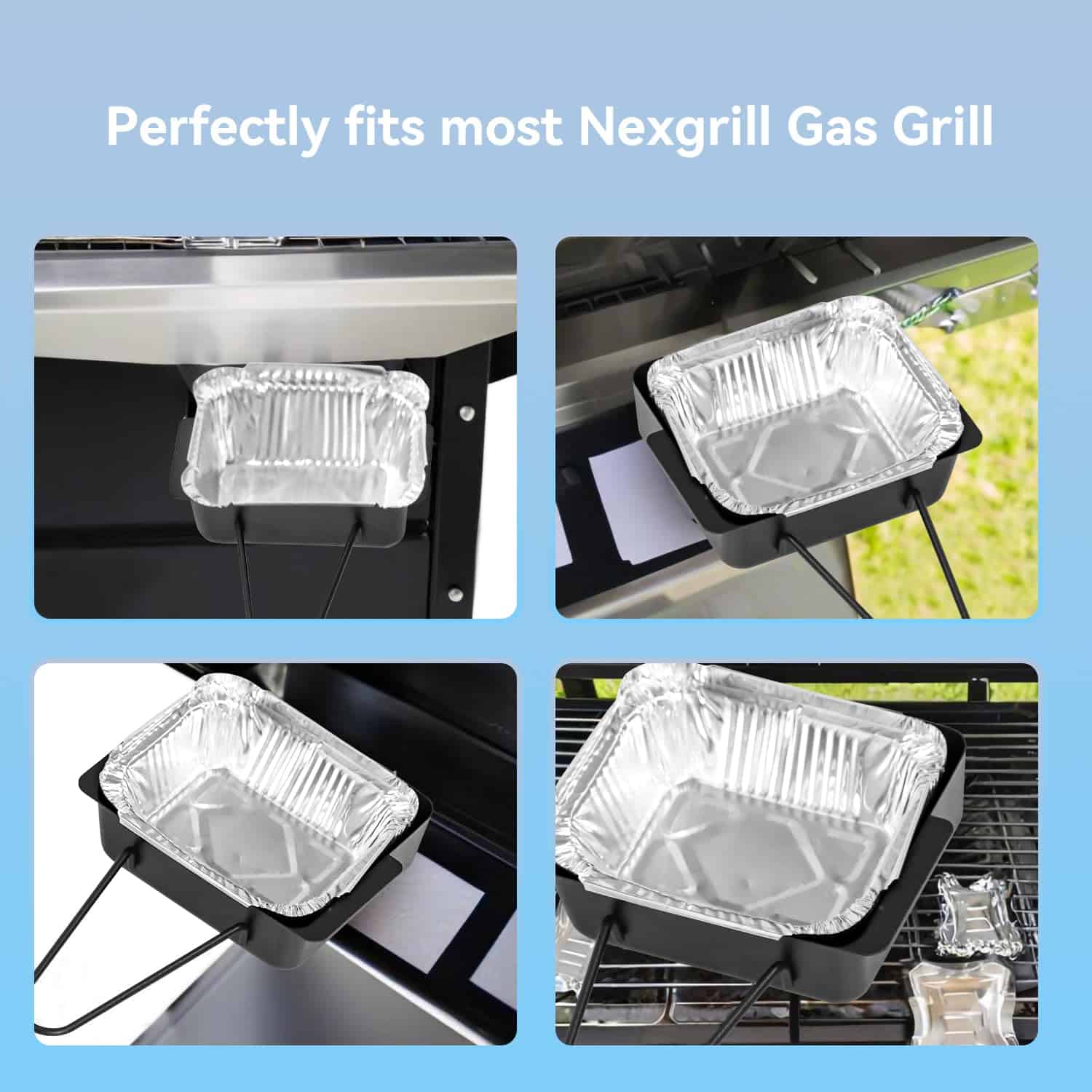 Cacerola de grasa para Nexgrill 720-0830H 720-0830D - Imagen 4
