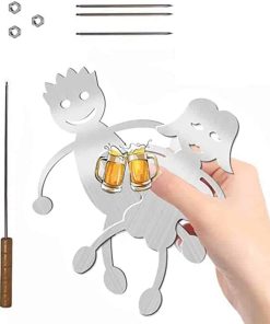 2Pcs Upgrade Hot Dog Roaster, Pinchos de Acero Inoxidable