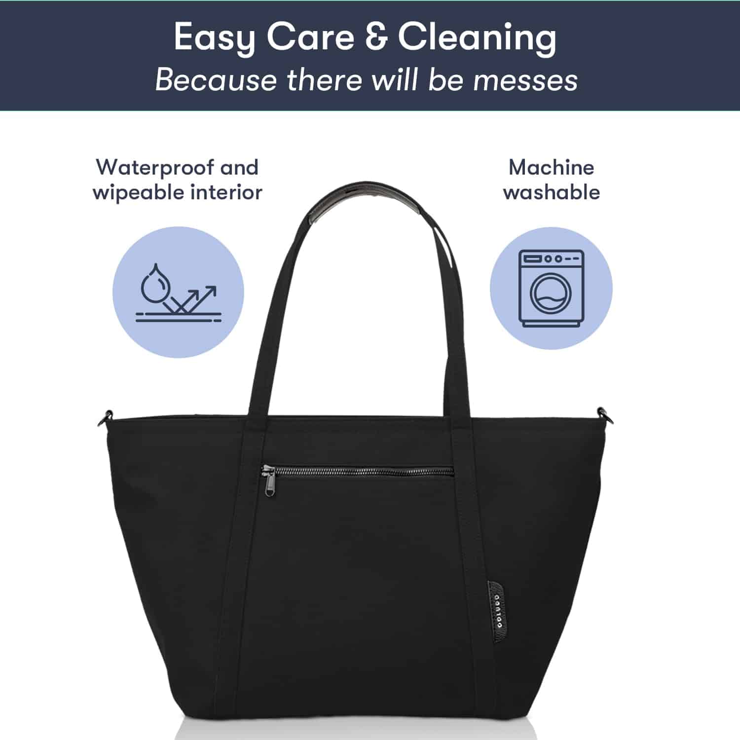 Bolso para Pañales Colugo, Impermeable, Gran Bolso para - Imagen 5