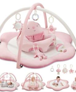 Tapete de Juego 3 en 1 para Bebés, Asientos para Bebés para