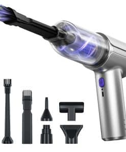 Aspiradora de Mano para Automóvil Inalámbrica -Plata