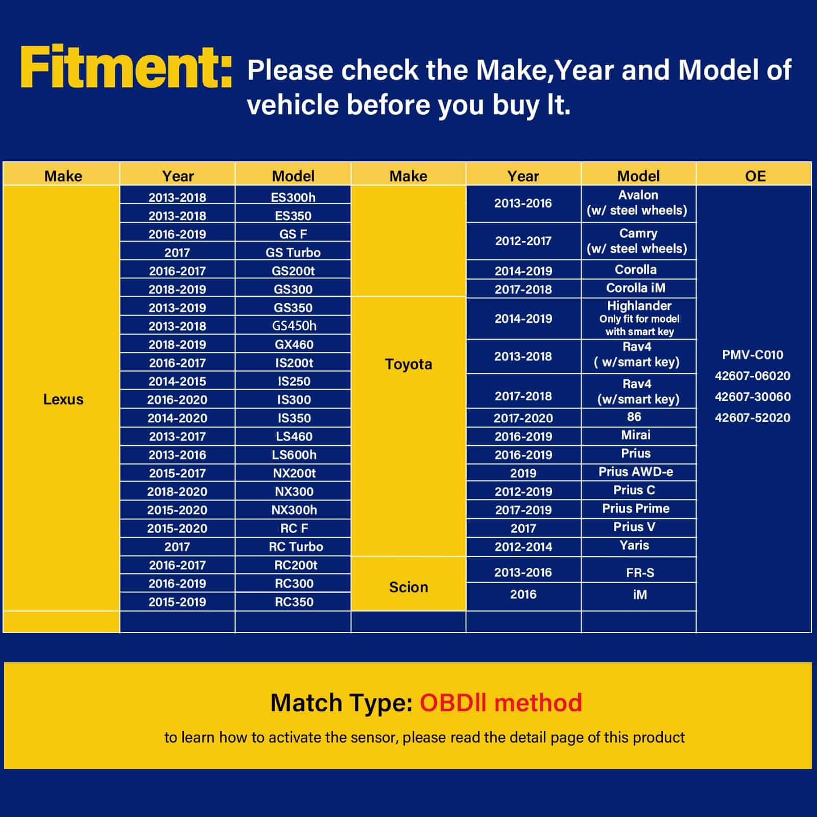 4Pcs 4260706020 4260730060 PMV-C010 Sensor de Presión de - Imagen 5