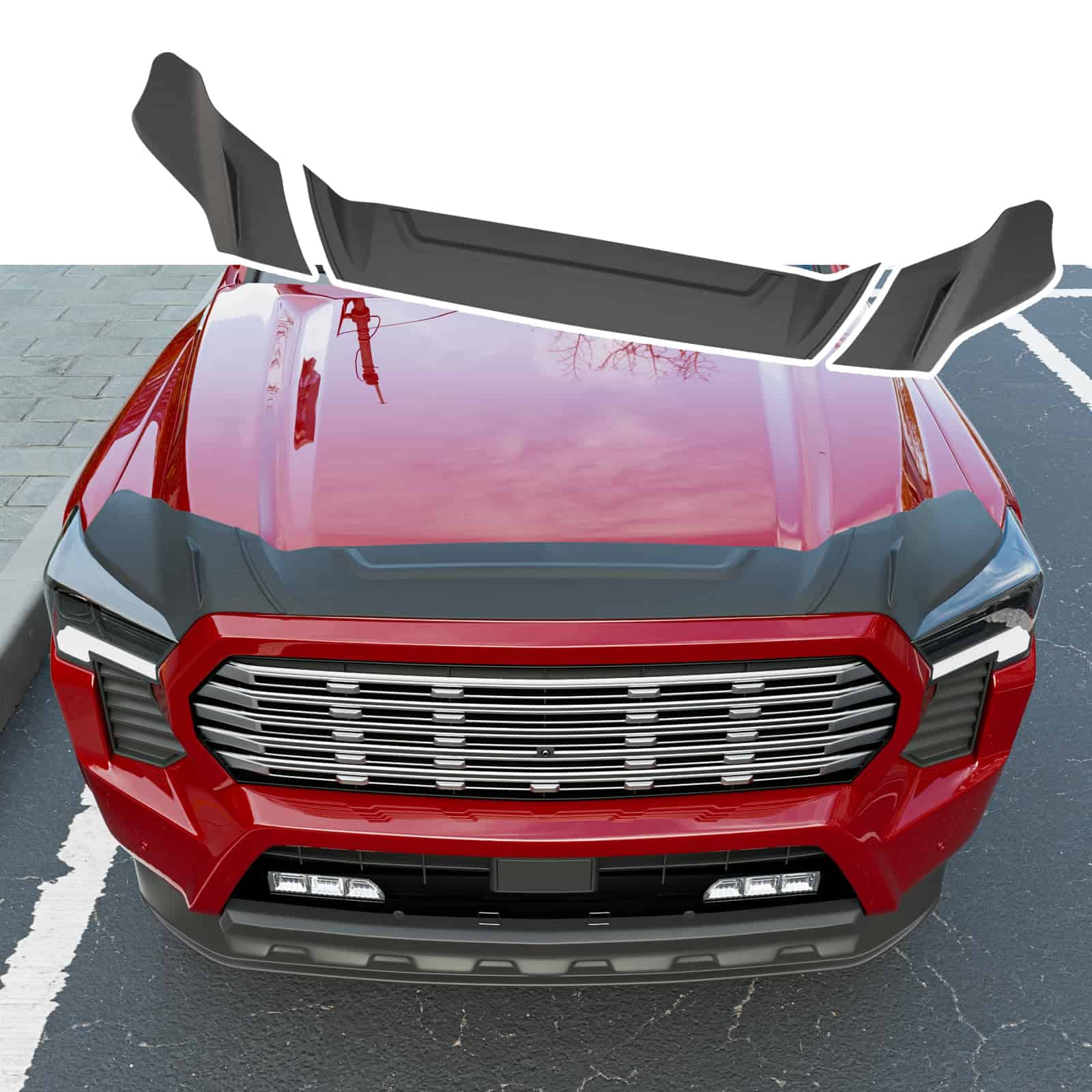 Protector de capó xipoqix compatible con Toyota Tacoma