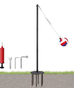 Arejonner Juego de Tetherball con Poste Resistente (Hasta