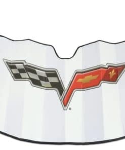 Holda C6 Corvette Logo Parasol para Parabrisas, Estilo