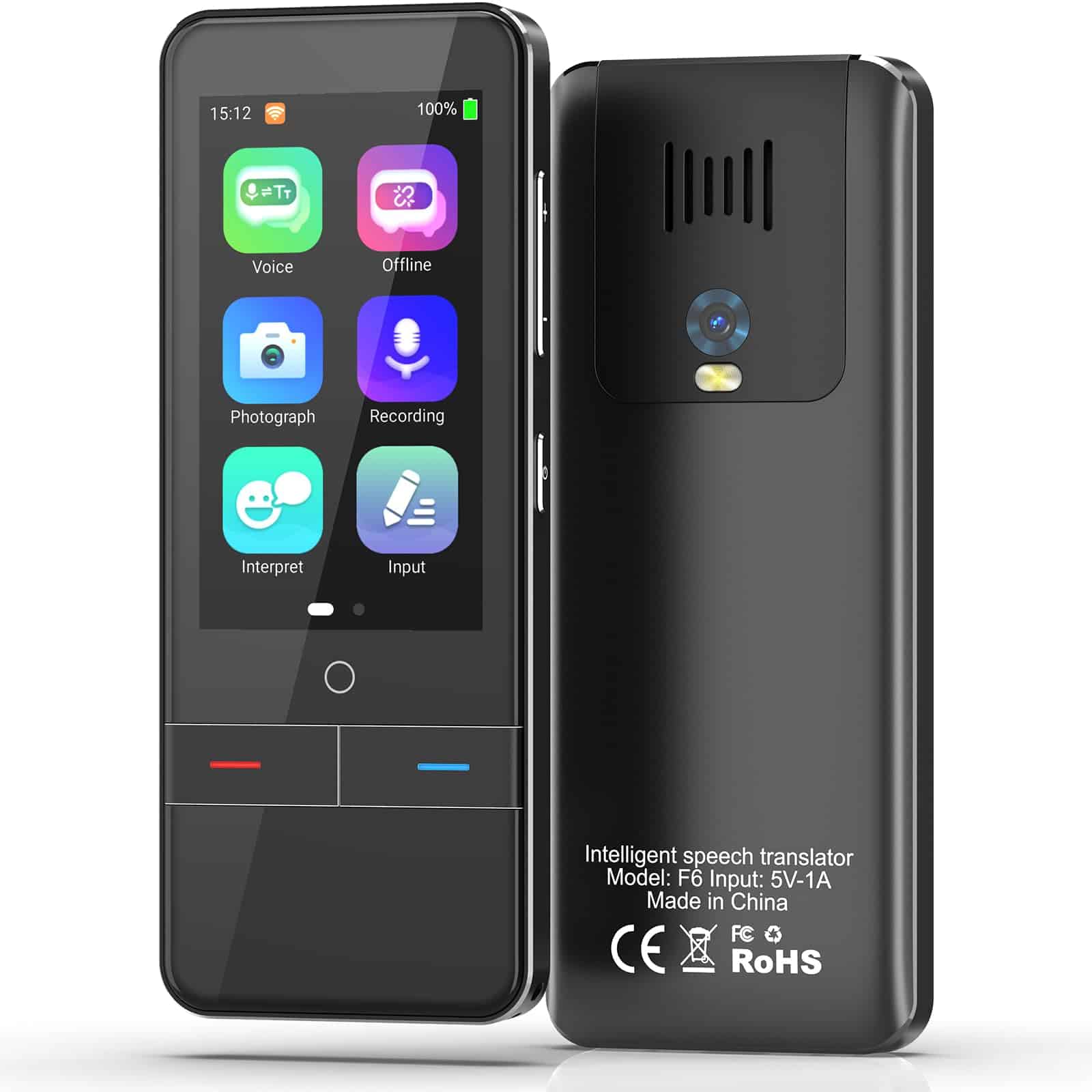 Dispositivo traductor de idiomas, traductor instantáneo