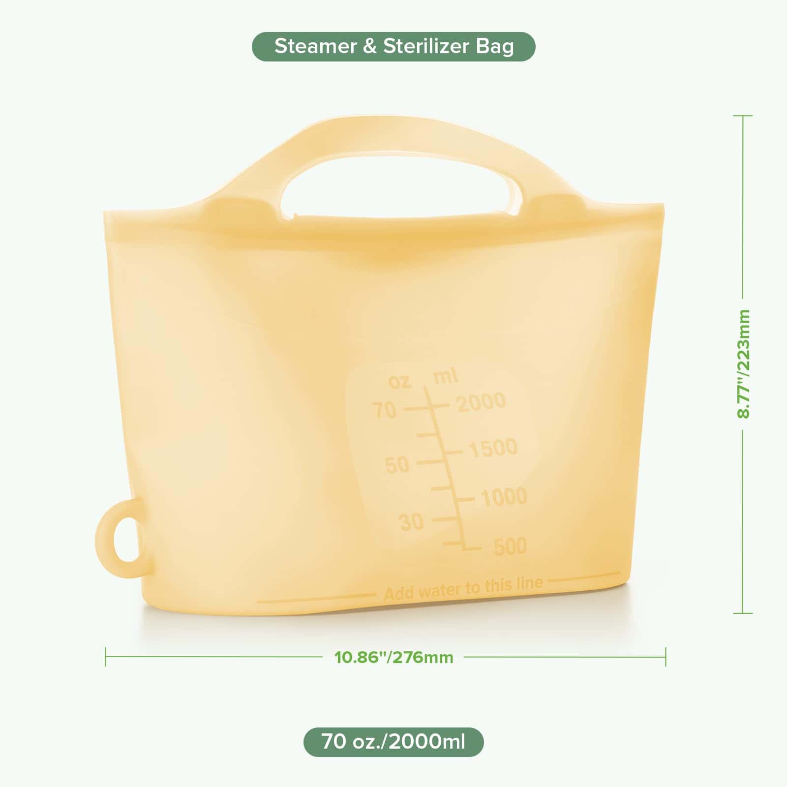 Bolsa de esterilización y vaporización de microondas de - Imagen 9