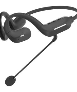 Audífonos de conducción ósea con micrófono, -Negro