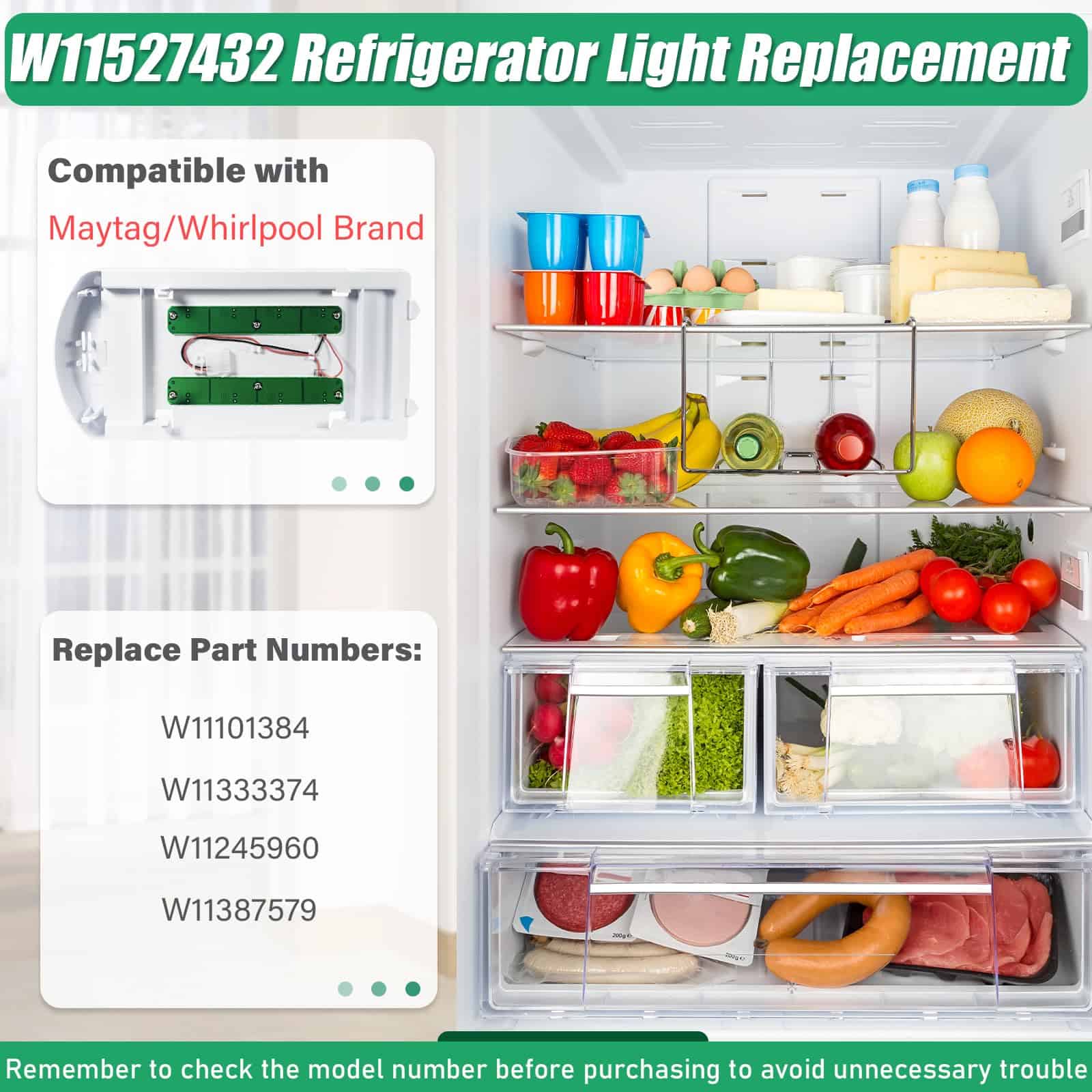 Módulo de luz LED para refrigerador -4 Luz LED - Imagen 3