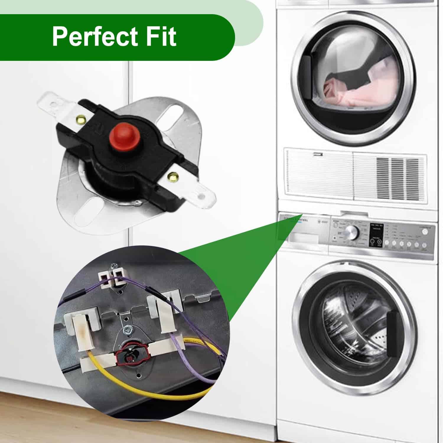 Nuevo 395155 Termostato Manual de Secadora, Pieza de - Imagen 6