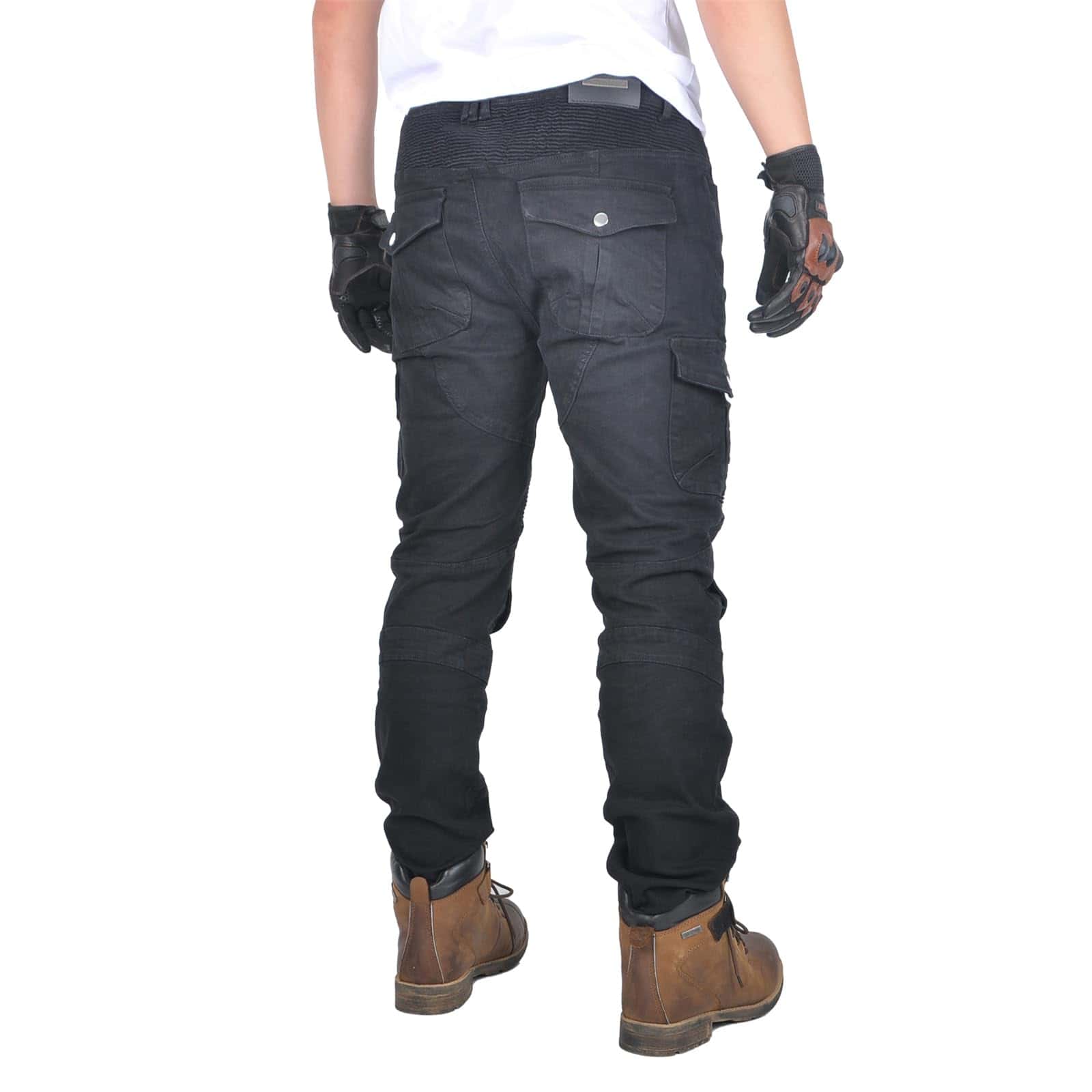 Pantalones de moto para hombres con protección, pantalones - Imagen 7