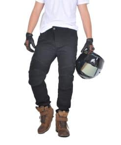 Pantalones de Moto para Hombre con Armadura - -Negro