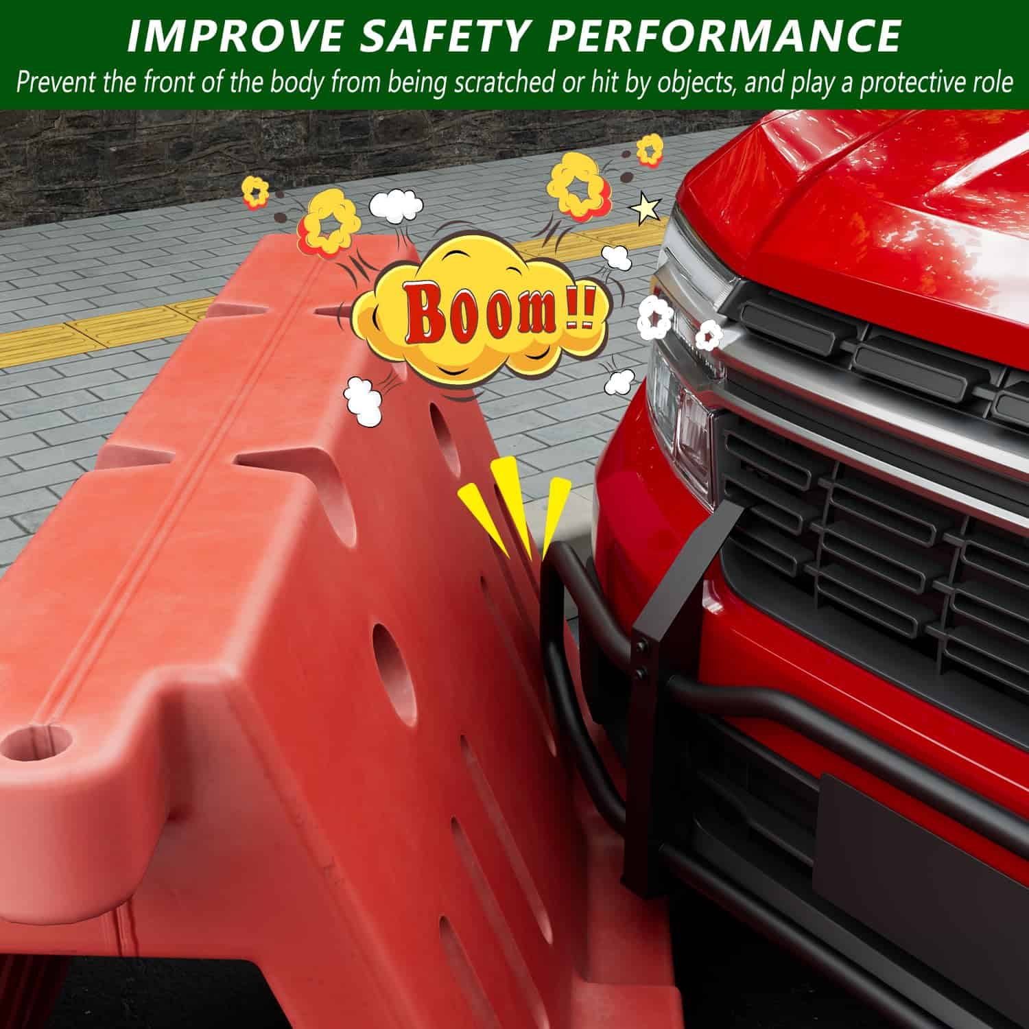 Bull Bar Compatible con Ford Maverick 2022-2025 Rejilla de - Imagen 3