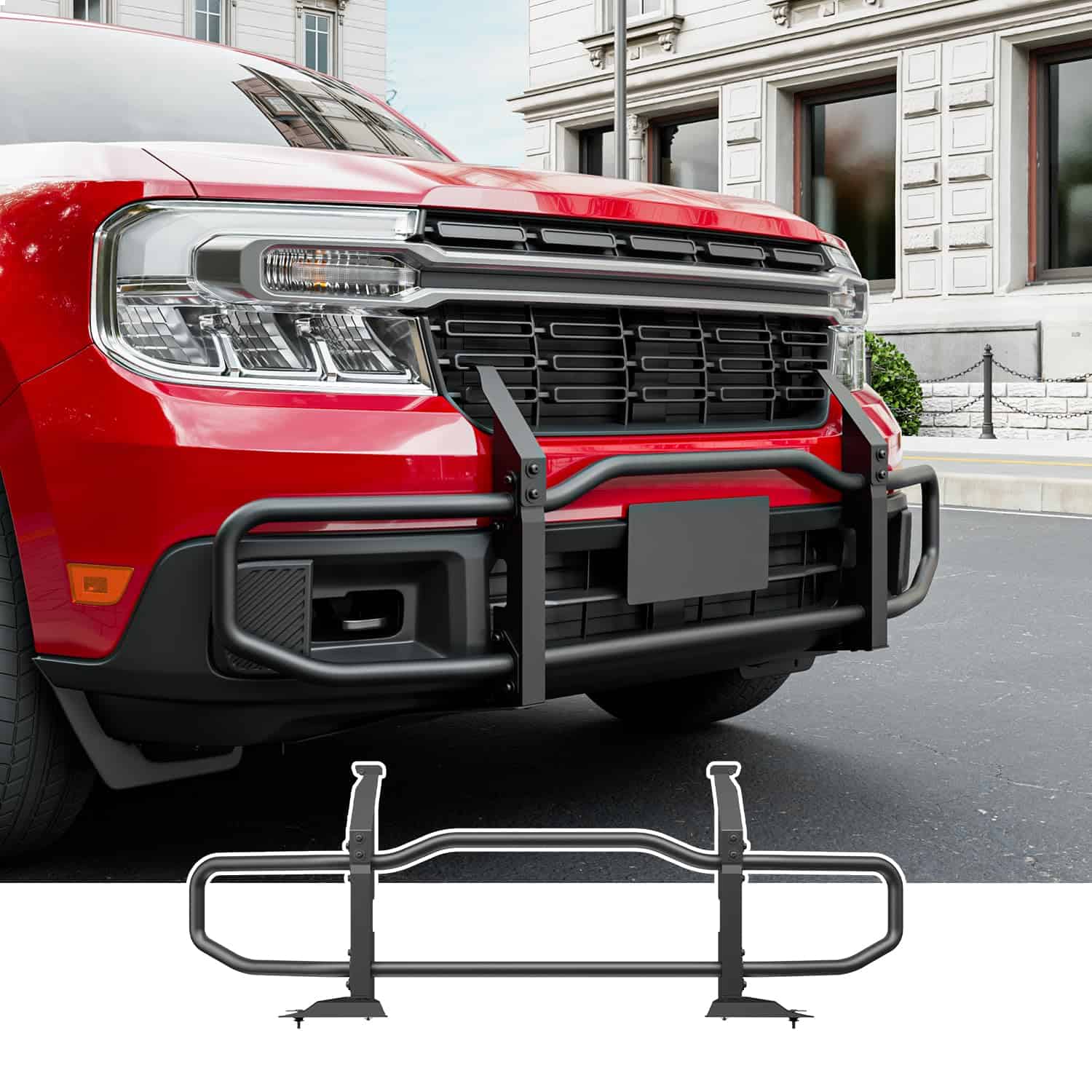 Bull Bar Compatible con Ford Maverick 2022-2025 Rejilla de
