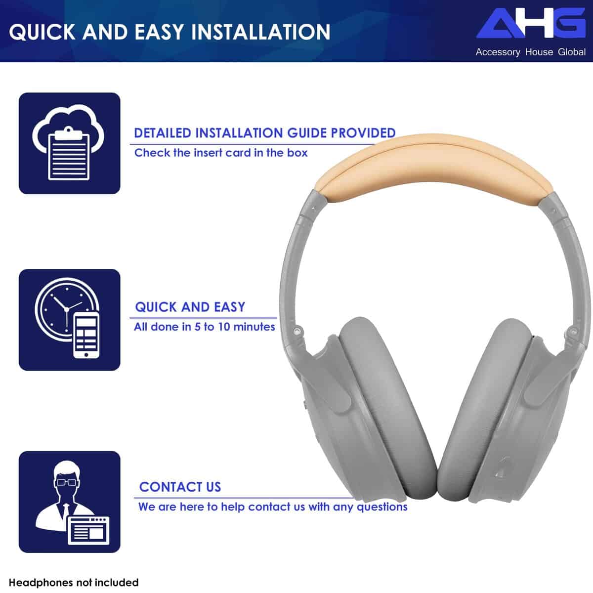 Almohadilla de Repuesto para Diadema AHG Accessory House - Imagen 9