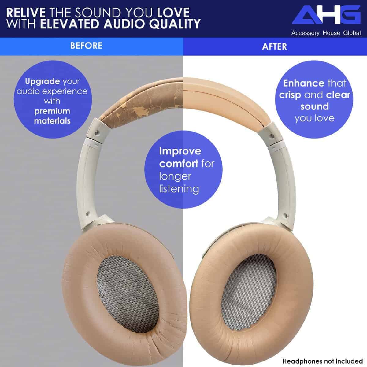 Almohadilla de Repuesto para Diadema AHG Accessory House - Imagen 5