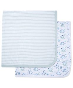 Mantas para recién nacidos Little Me para bebé niño,