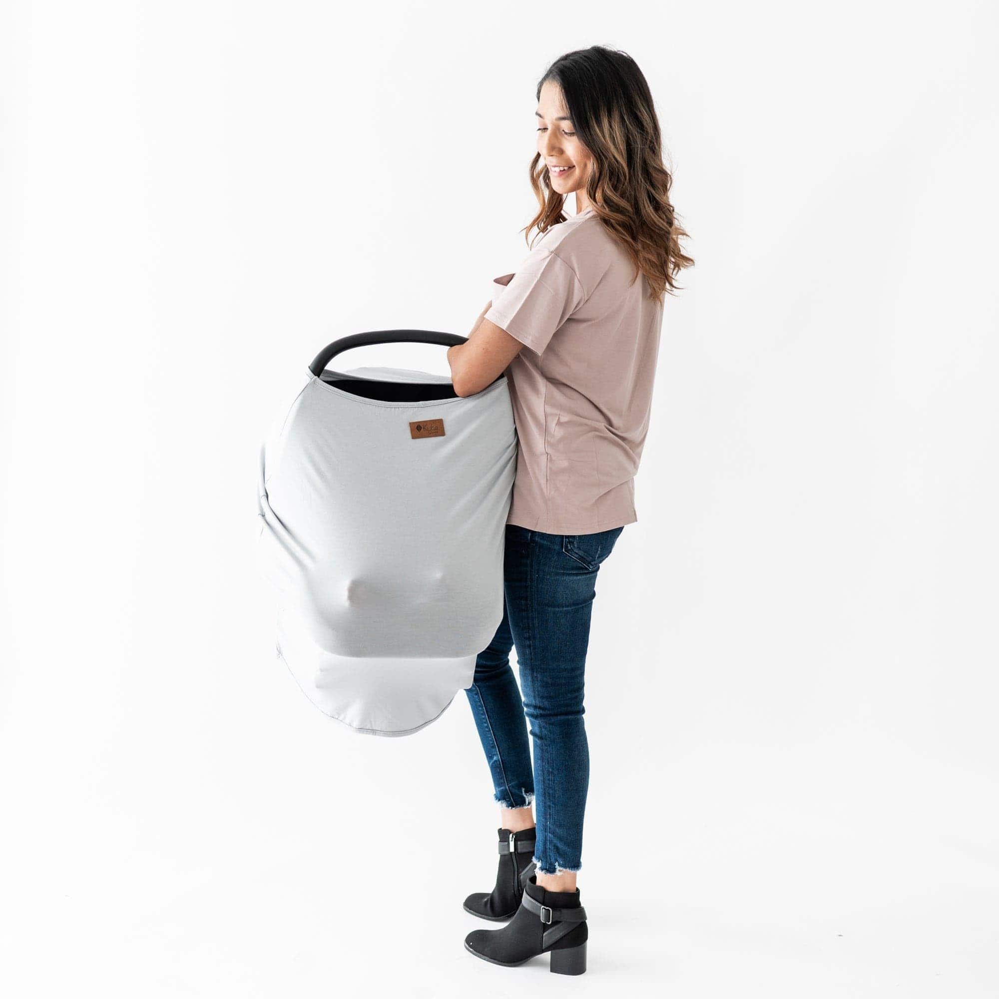 Cubre asiento de auto unisex KYTE BABY de rayón hecho de - Imagen 4