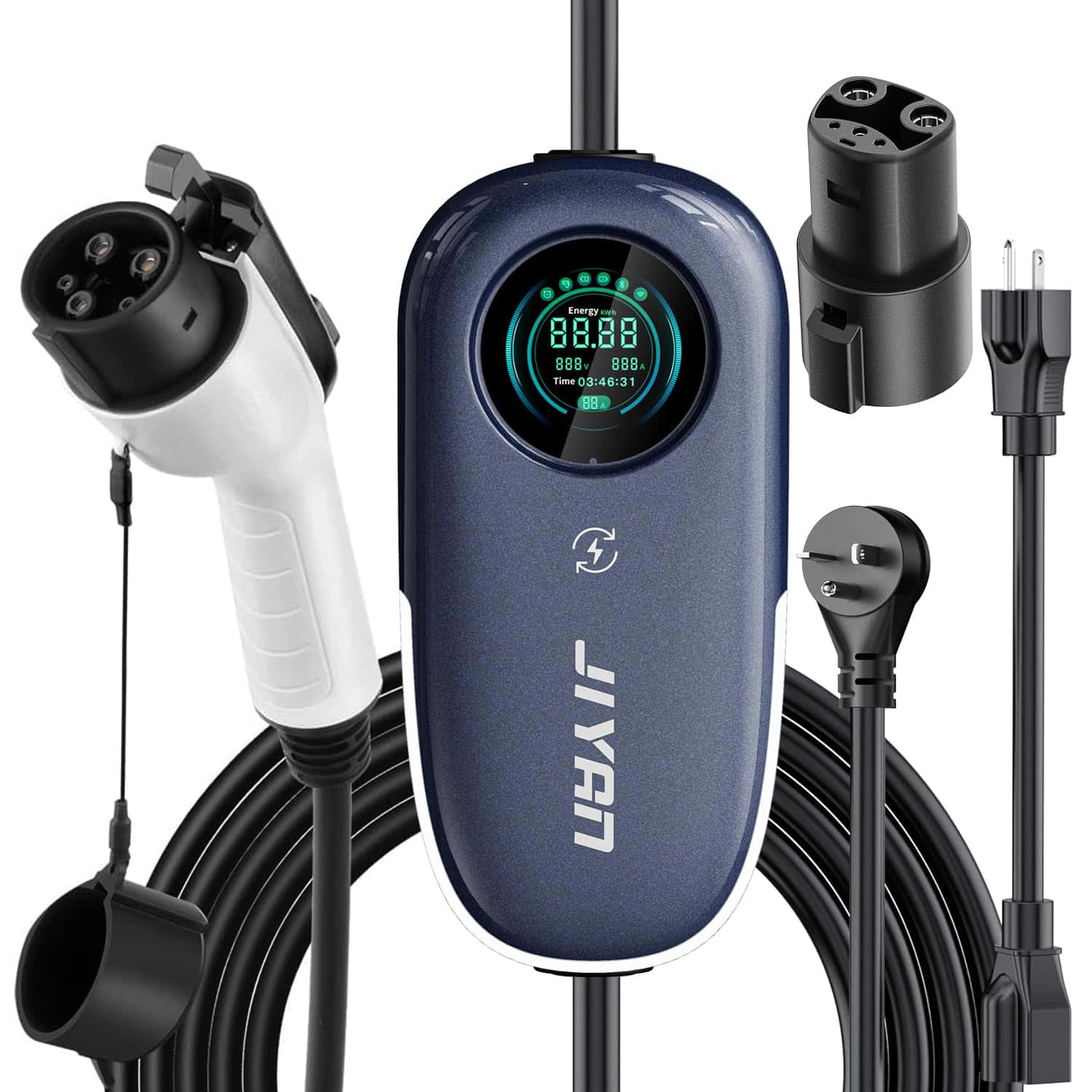 Cargador EV Portátil Compatible con Tesla y Todos los