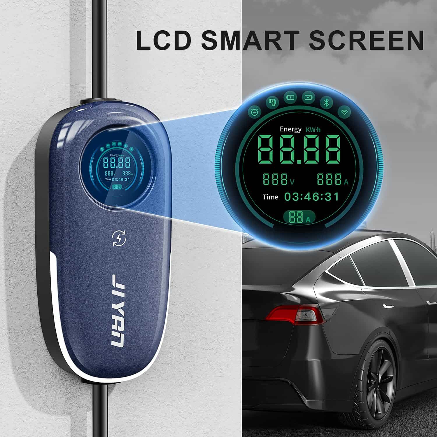 Cargador EV Portátil Compatible con Tesla y Todos los - Imagen 3