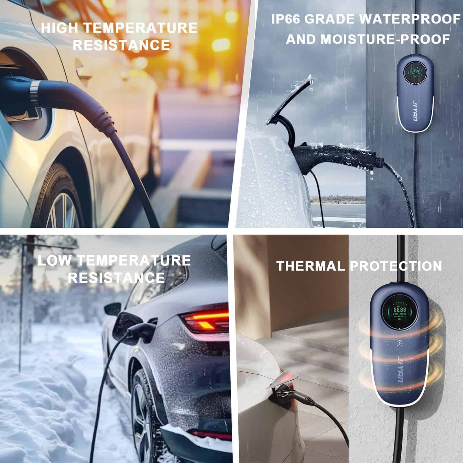 Cargador EV Portátil Compatible con Tesla y Todos los - Imagen 9