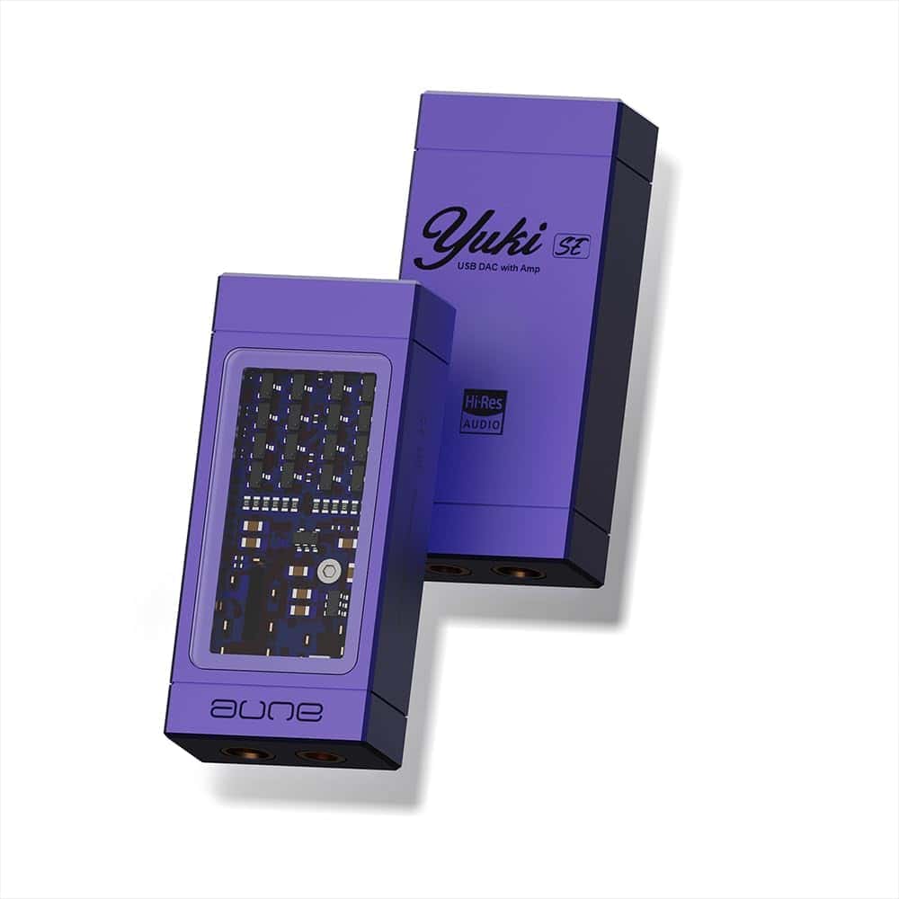 aune Yuki SE DAC Portátil con Amplificador de Audífonos,