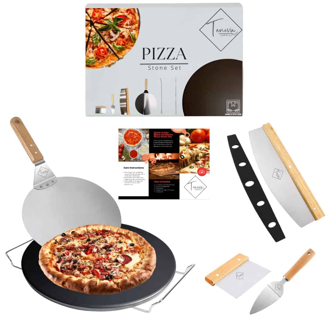 Set de 6 Piezas Tenovu Supply - Piedra para Pizza de
