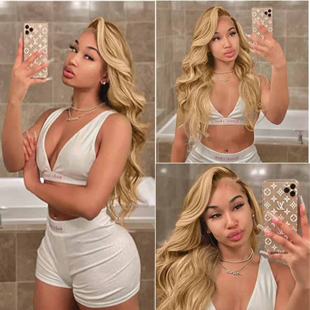 Paquetes de Onda Corporal Rubia Miel #27 Cabello Humano 14 - Imagen 4