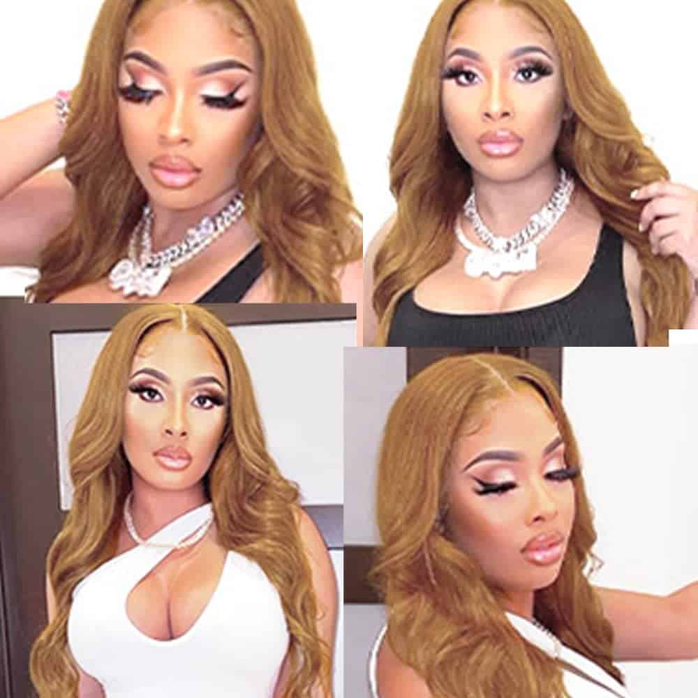 Paquetes de Onda Corporal Rubia Miel #27 Cabello Humano 14 - Imagen 5