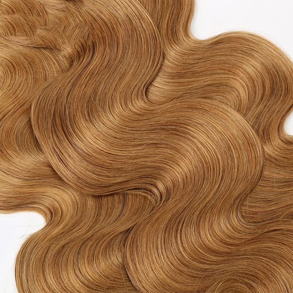 Paquetes de Onda Corporal Rubia Miel #27 Cabello Humano 14 - Imagen 6