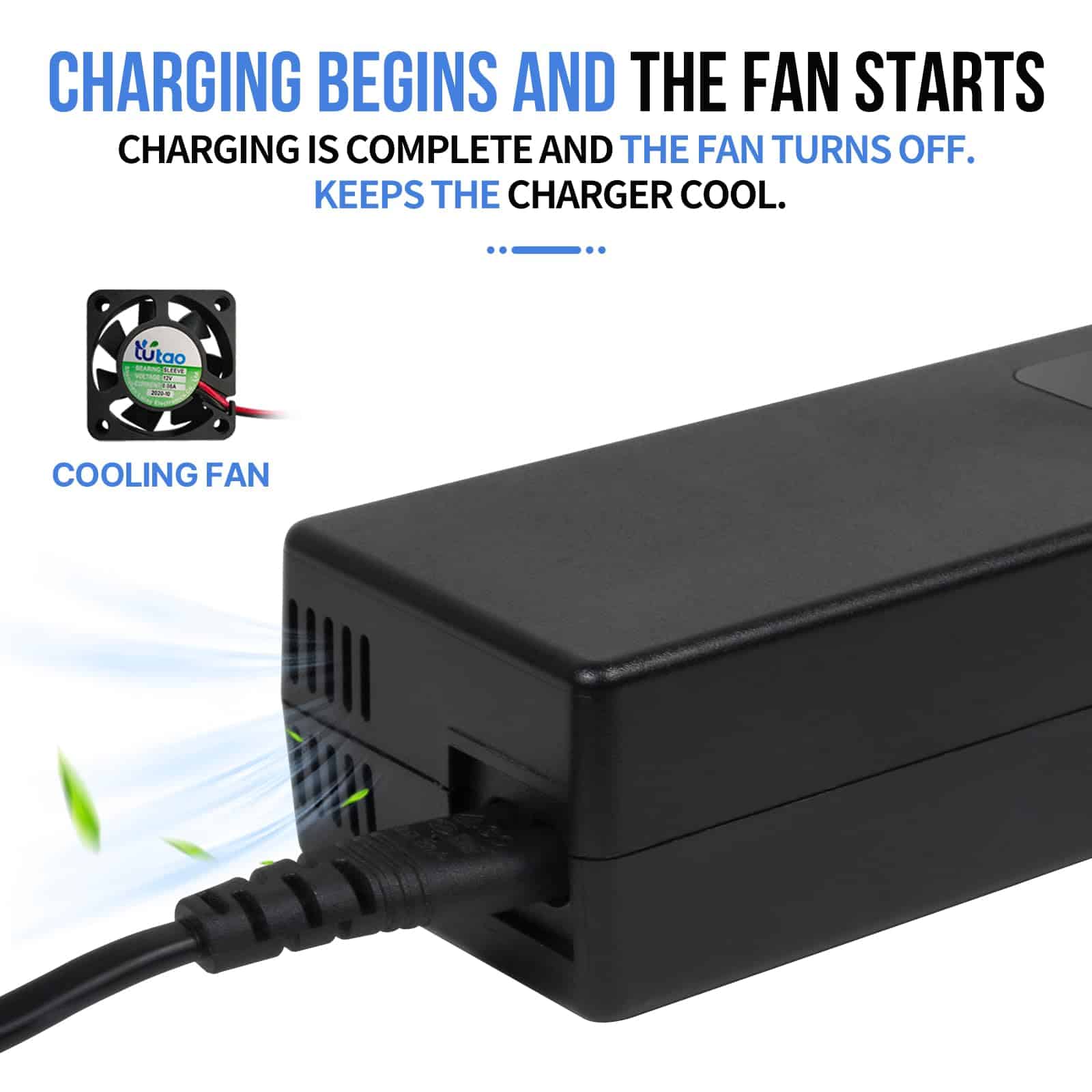 Cargador de corriente YZPOWER 58.8V 2A para batería de - Imagen 6