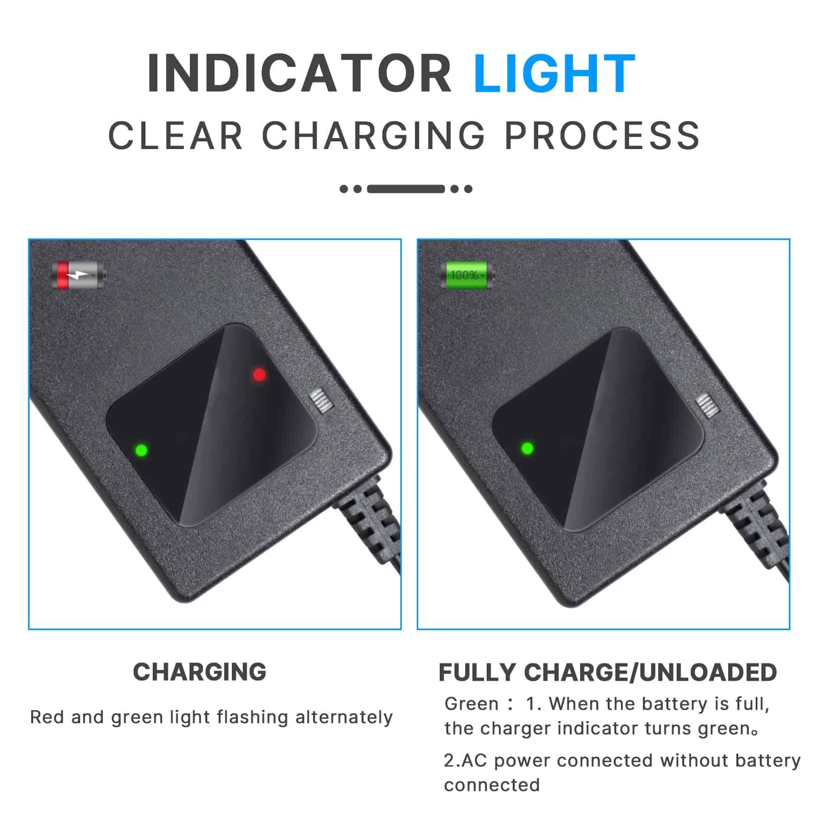 Cargador de corriente YZPOWER 58.8V 2A para batería de - Imagen 5