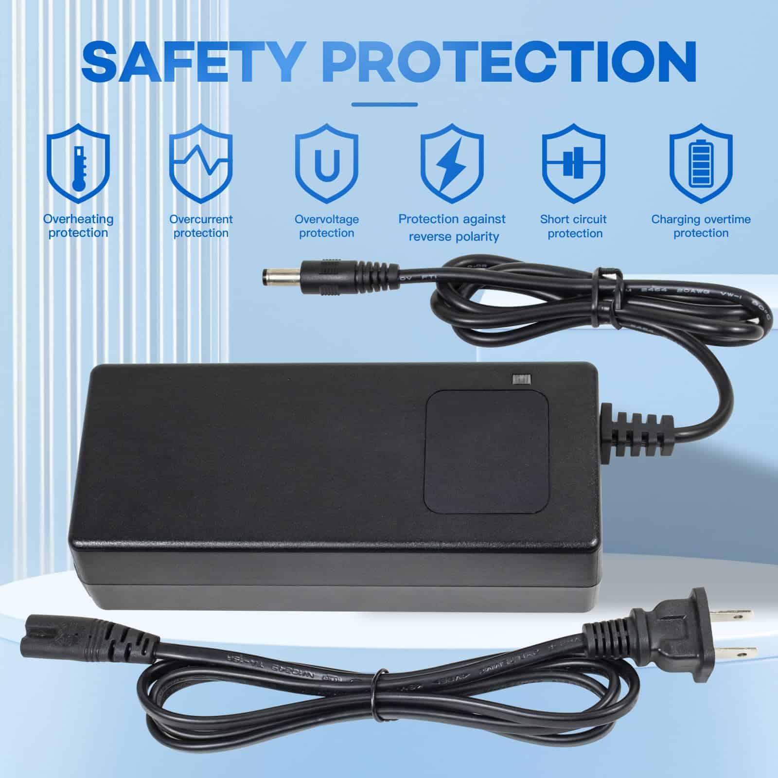 Cargador de corriente YZPOWER 58.8V 2A para batería de - Imagen 7