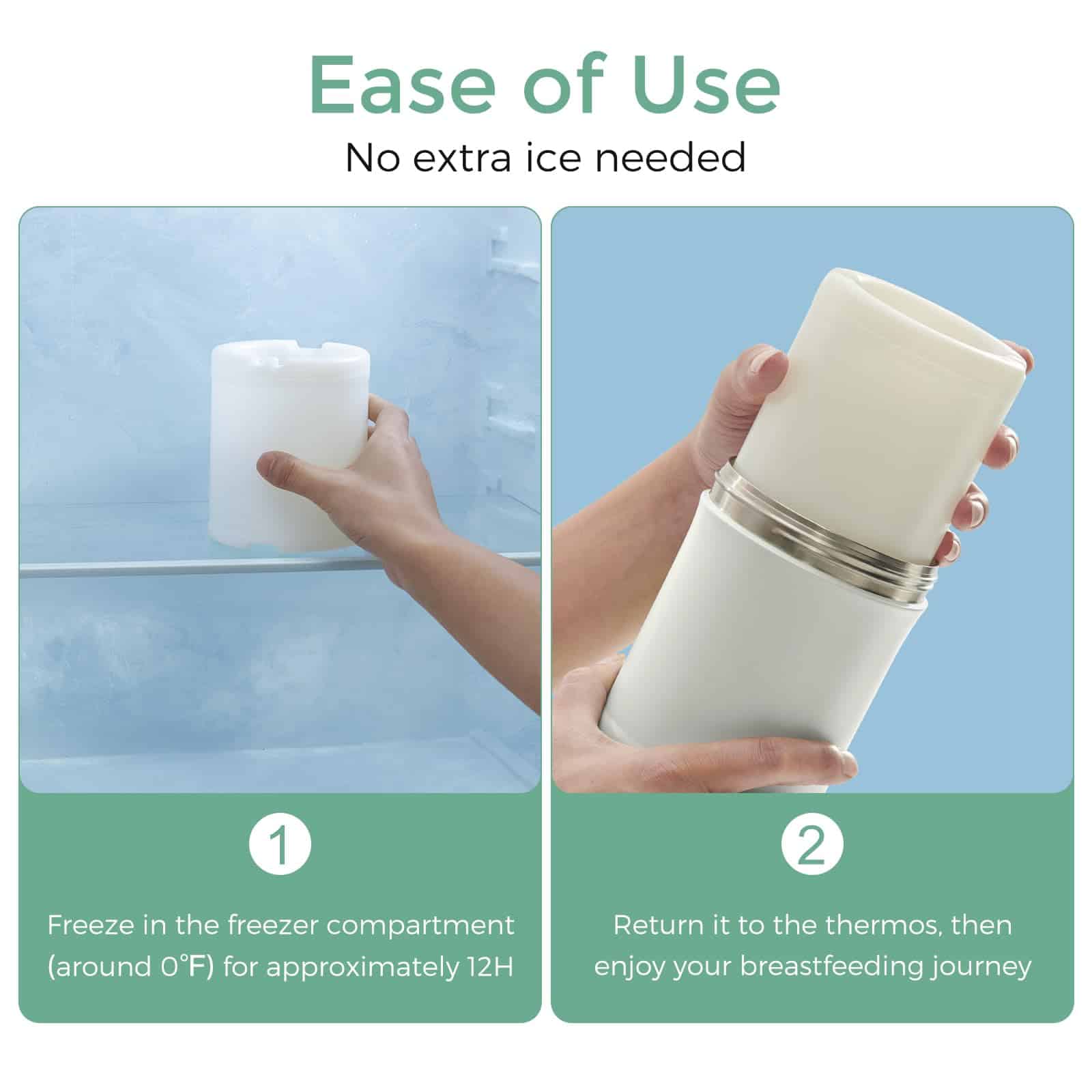 Enfriador de Leche Materna Portátil Momcozy de 22oz para - Imagen 6