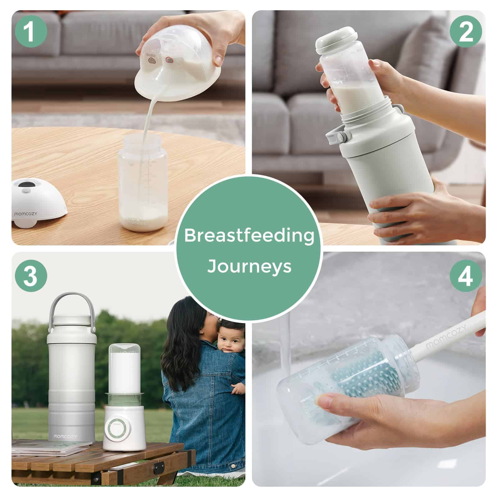 Enfriador de Leche Materna Portátil Momcozy de 22oz para - Imagen 9