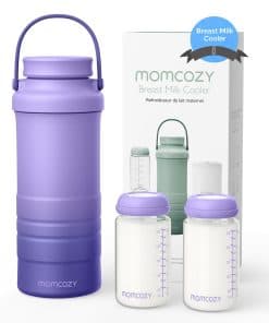 Enfriador portátil de leche materna Momcozy de 22 oz para