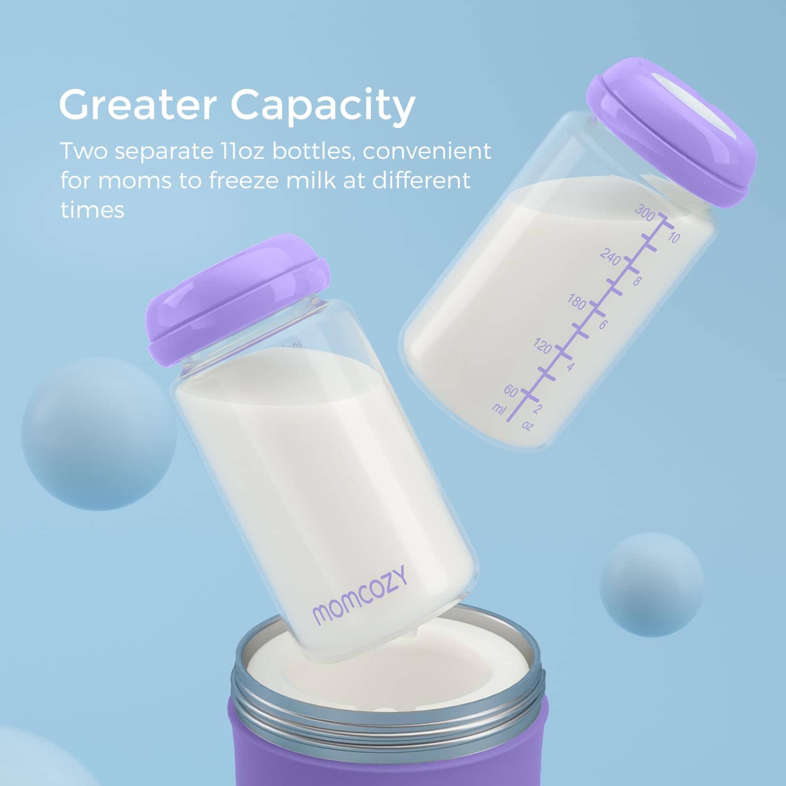 Enfriador portátil de leche materna Momcozy de 22 oz para - Imagen 10