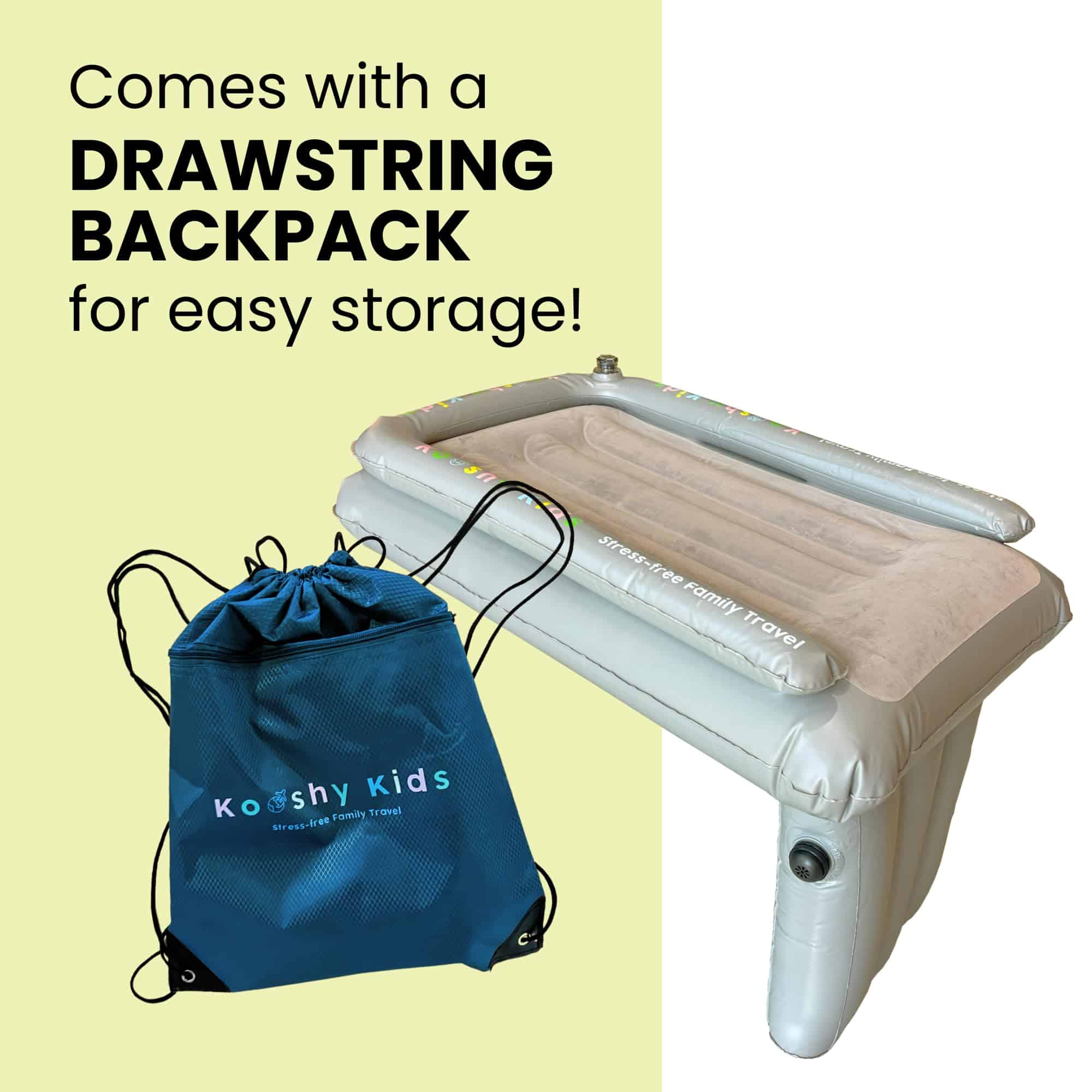 Cama Hinchable para Avión Kooshy Kids Self-Inflating Sky - Imagen 6