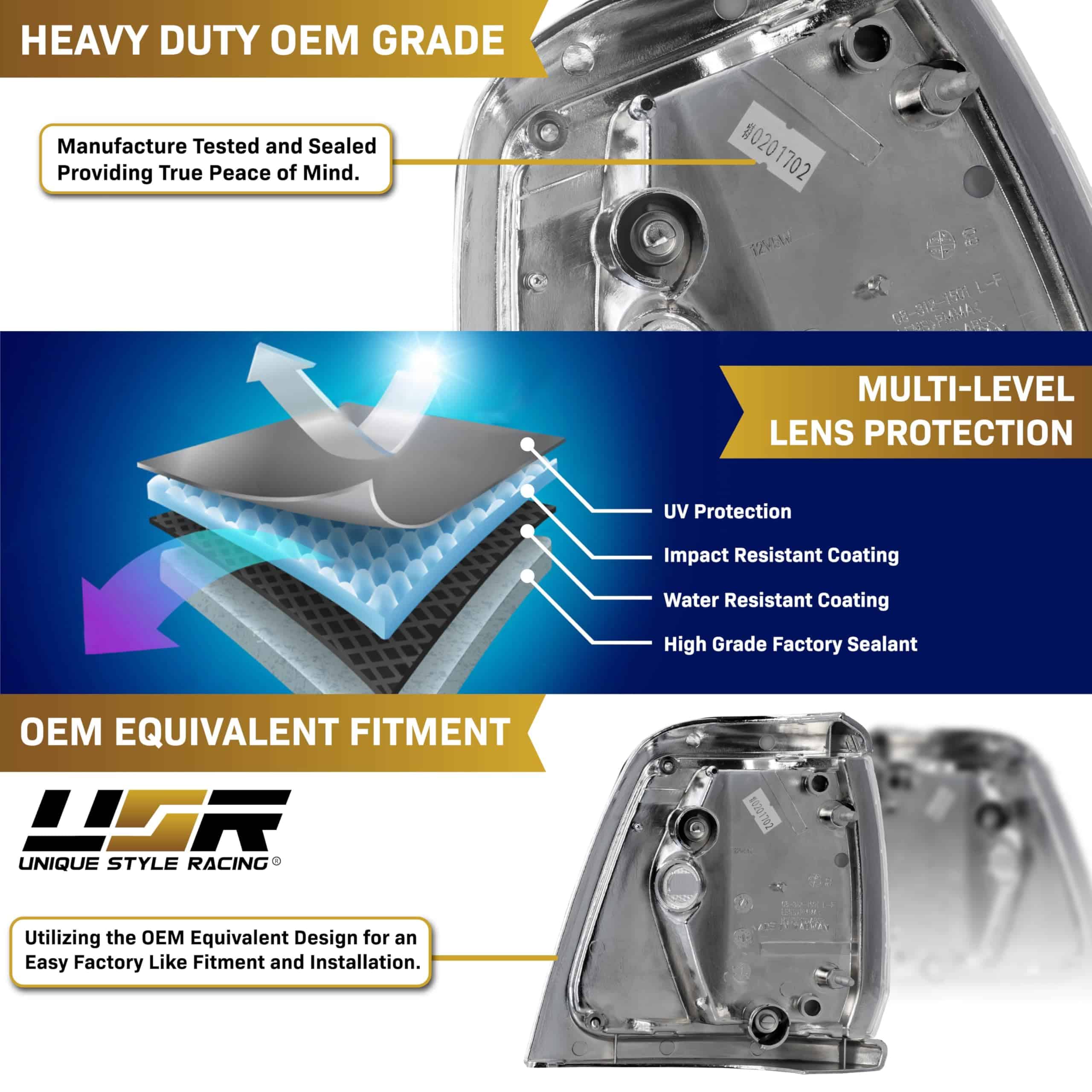 USR 89-91 N80 PickUp Truck Corner Light - Front Parking - Imagen 10